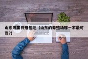 山东哪里养殖基地(山东的养殖场哪一家最可靠?) 山东哪里养殖基地(山东的养殖场哪一家最可靠?)